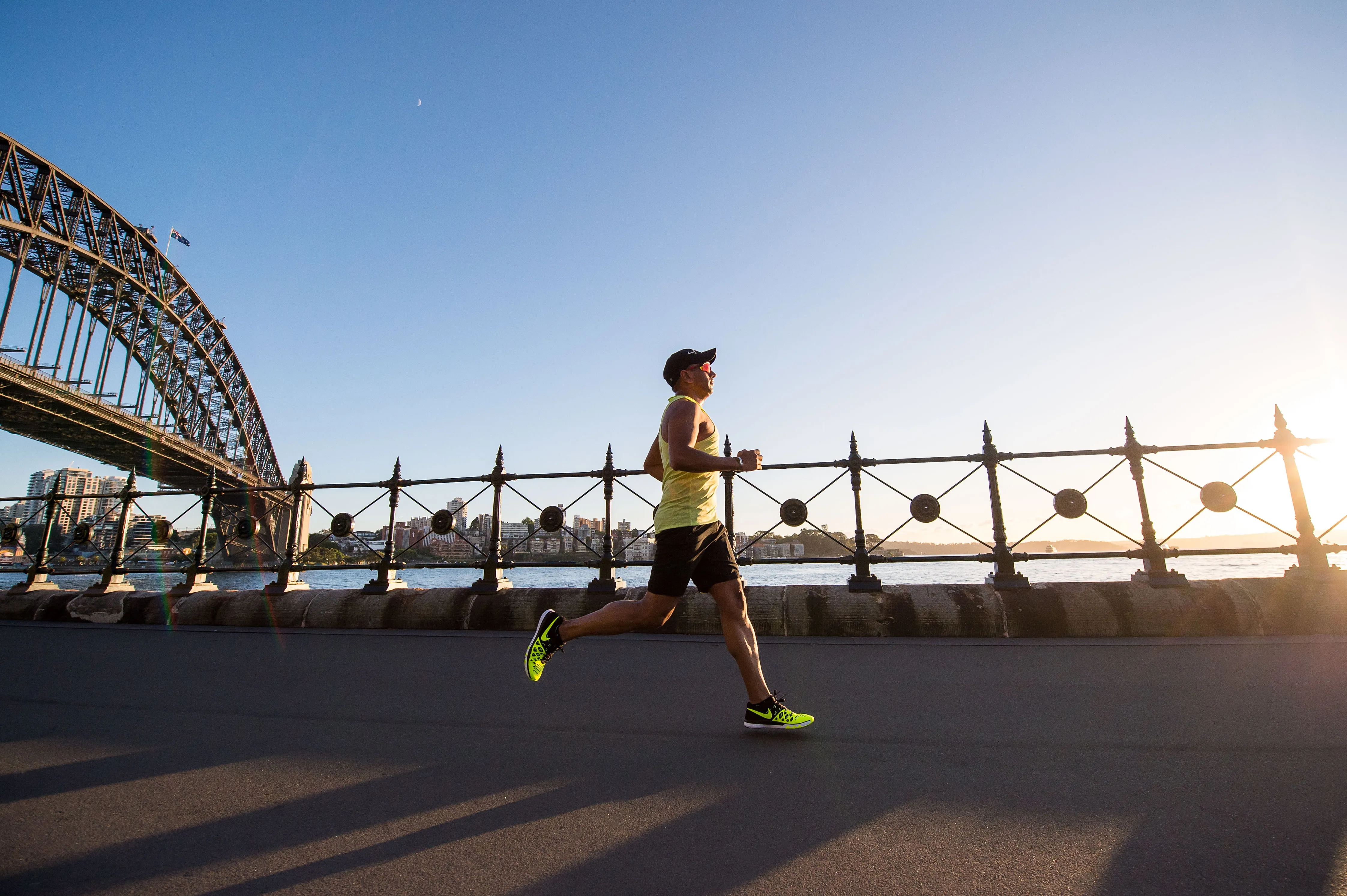 Running under the Sydney Harbour Bridge